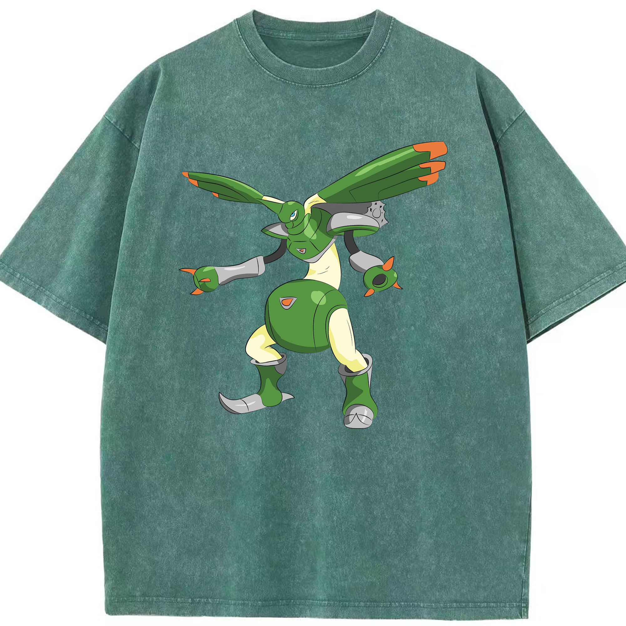 （画像用） Digimon デジタルモンスター/デジモン 綿100% ヴィンテージ風 半袖Tシャツ（フロントプリント）